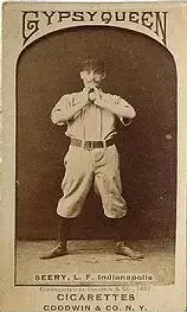 1887 Gypsy Queen (N175) #NNO - Emmett Seery - Indianapolis Hoosiers