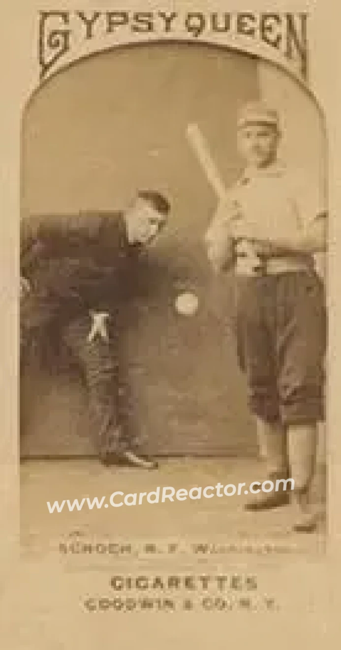 1887 Gypsy Queen (N175) #NNO - George Shoch - Washington Nationals - Front