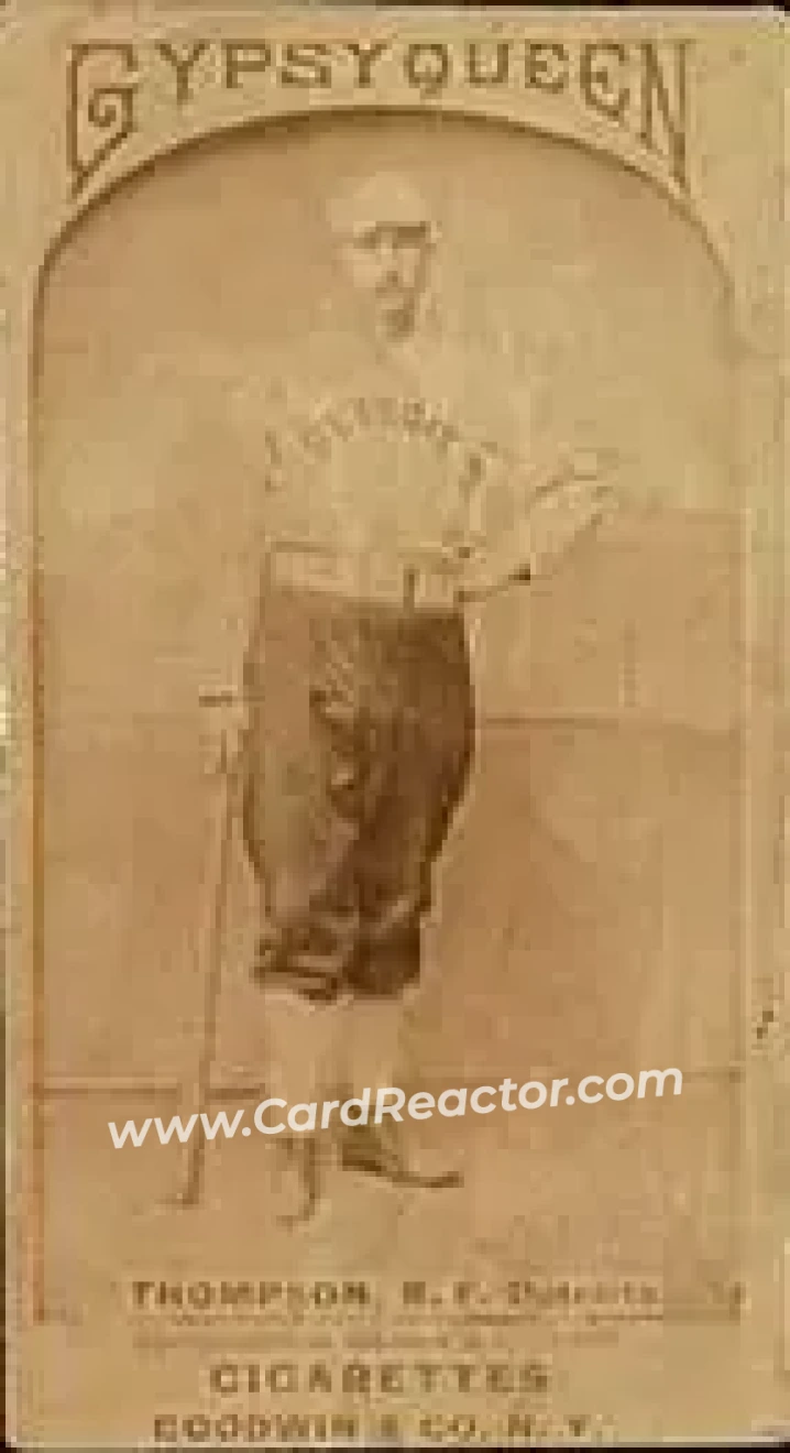 1887 Gypsy Queen (N175) #NNO - Sam Thompson - Detroit Wolverines - Front