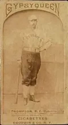 1887 Gypsy Queen (N175) #NNO - Sam Thompson - Detroit Wolverines