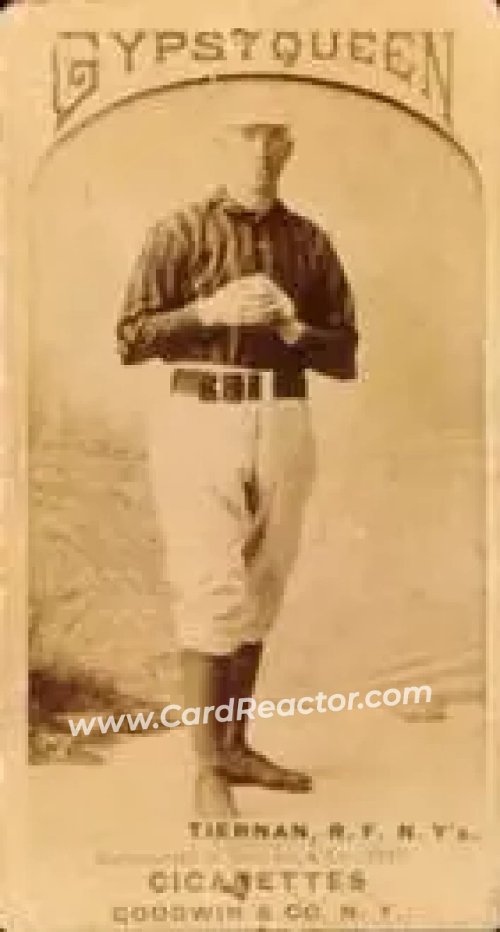 1887 Gypsy Queen (N175) #NNO - Mike Tiernan - New York Giants - Front
