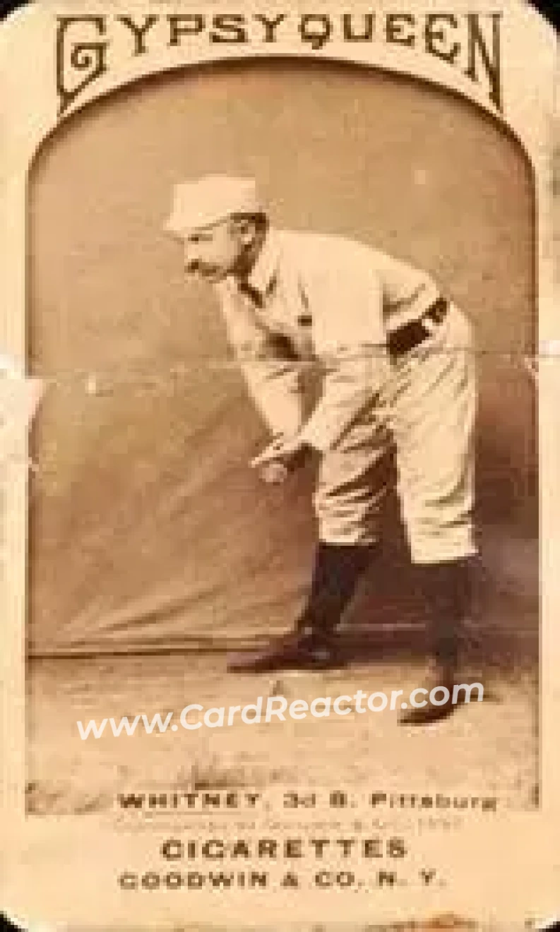 1887 Gypsy Queen (N175) #NNO - Art Whitney - Pittsburgh Alleghenys - Front