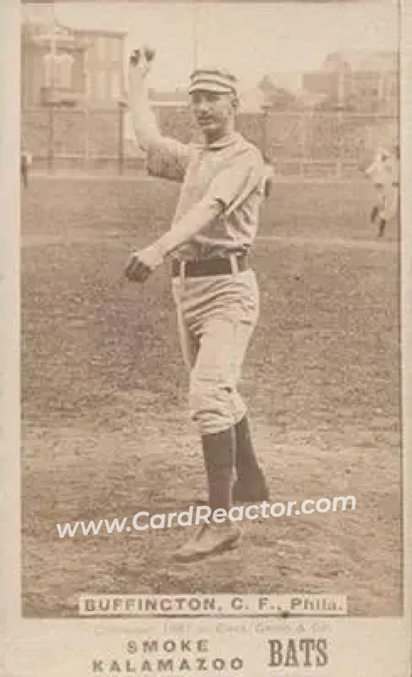1887 Kalamazoo Bats (N690) #NNO - Charlie Buffinton - Philadelphia Quakers - Front