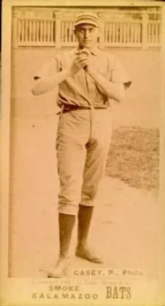 1887 Kalamazoo Bats (N690) #NNO - Dan Casey - Philadelphia Quakers