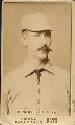 1887 Kalamazoo Bats (N690) #NNO - Roger Connor - New York Giants