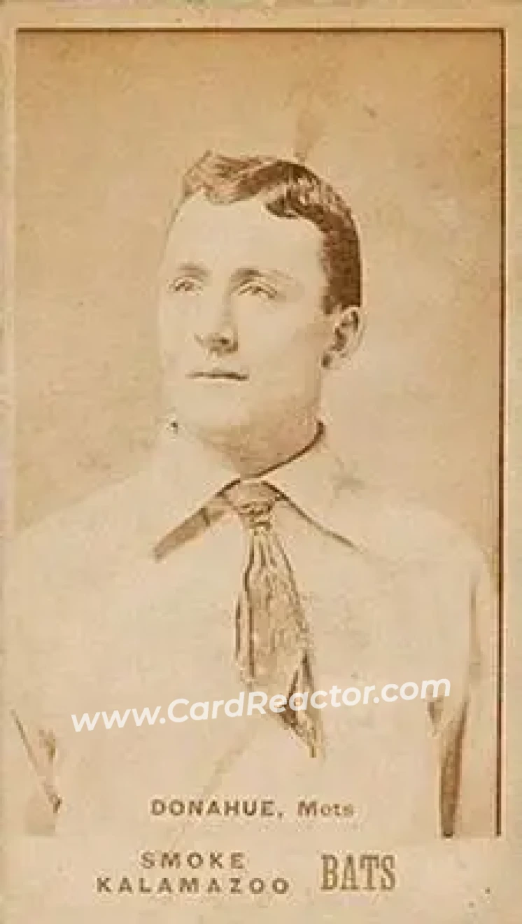 1887 Kalamazoo Bats (N690) #NNO - Jim Donahue - New York Metropolitans - Front