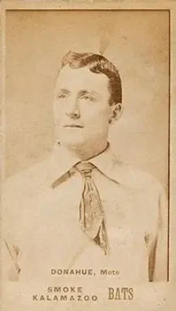 1887 Kalamazoo Bats (N690) #NNO - Jim Donahue - New York Metropolitans