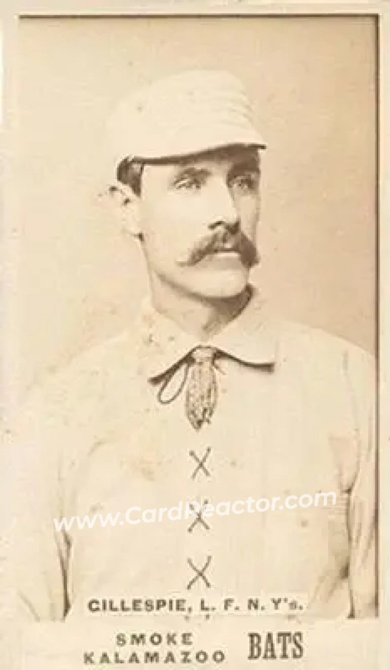 1887 Kalamazoo Bats (N690) #NNO - Pete Gillespie - New York Giants - Front
