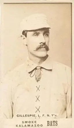 1887 Kalamazoo Bats (N690) #NNO - Pete Gillespie - New York Giants