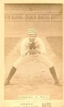 1887 Kalamazoo Bats (N690) #NNO - Tom Gunning - Philadelphia Quakers