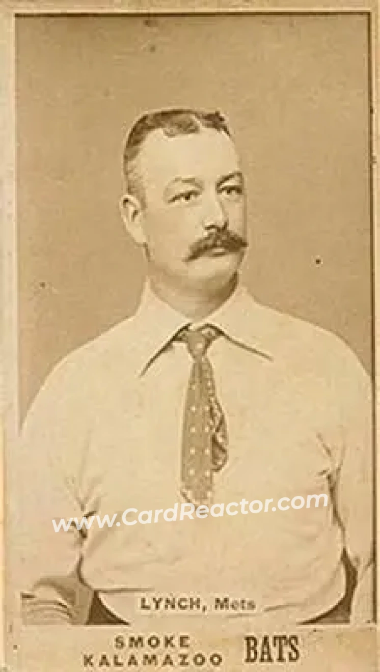 1887 Kalamazoo Bats (N690) #NNO - Jack Lynch - New York Metropolitans - Front