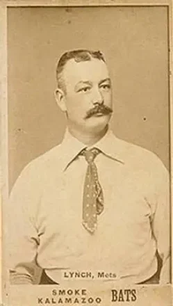 1887 Kalamazoo Bats (N690) #NNO - Jack Lynch - New York Metropolitans