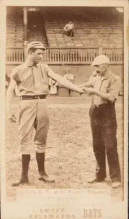 1887 Kalamazoo Bats (N690) #NNO - Card #NNO - Philadelphia Athletics