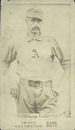 1887 Kalamazoo Bats (N690) #NNO - Harry Stovey - Philadelphia Athletics