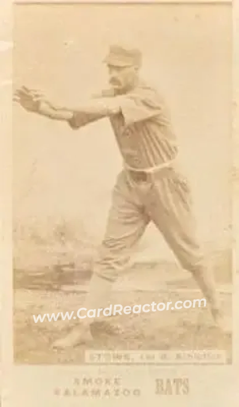 1887 Kalamazoo Bats (N690) #NNO - Harry Stovey - Philadelphia Athletics - Front