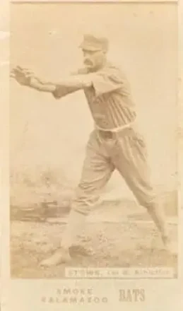 1887 Kalamazoo Bats (N690) #NNO - Harry Stovey - Philadelphia Athletics
