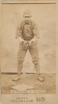 1887 Kalamazoo Bats (N690) #NNO - George Townsend - Philadelphia Athletics
