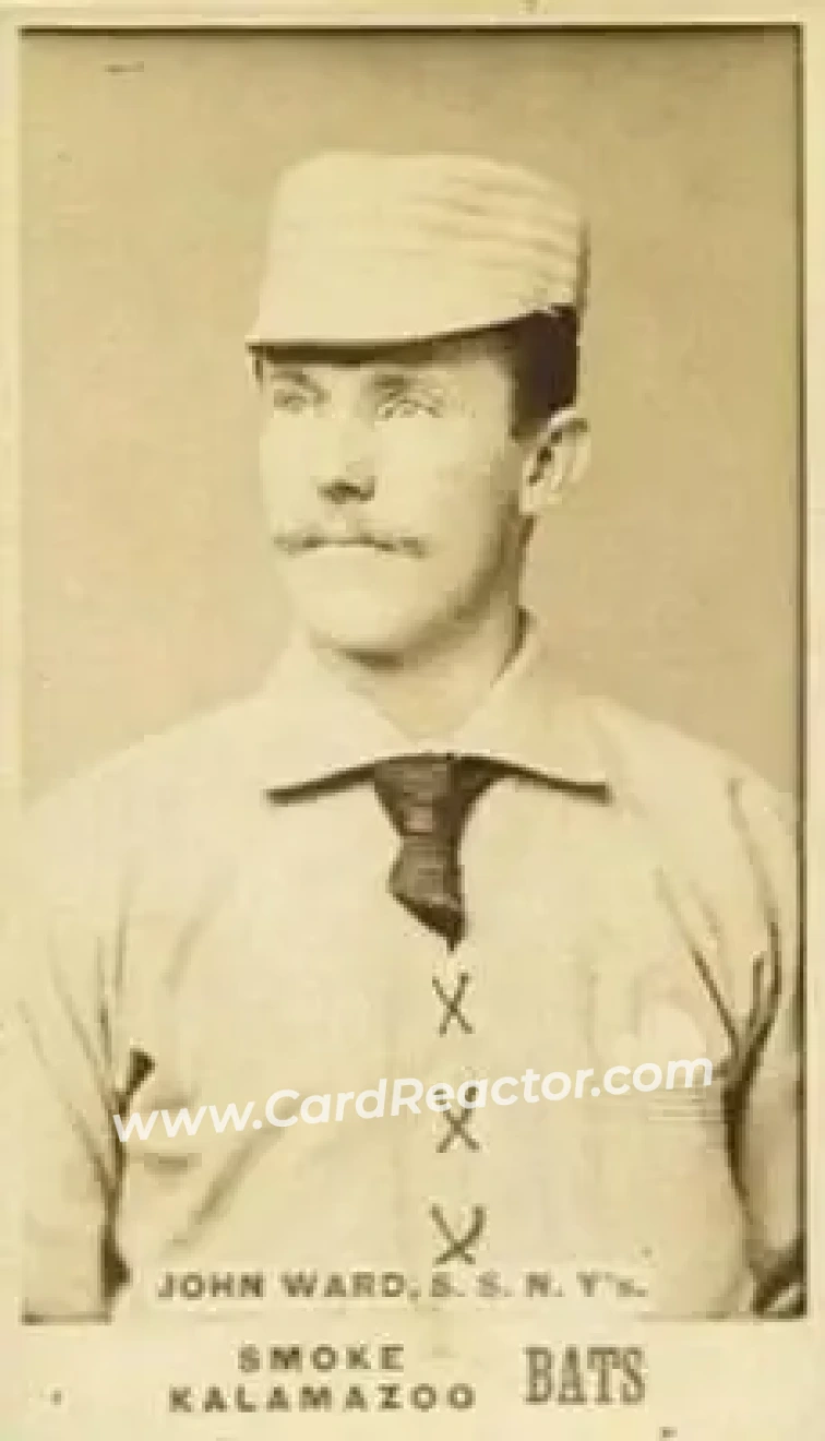 1887 Kalamazoo Bats (N690) #NNO - John Ward - New York Giants - Front