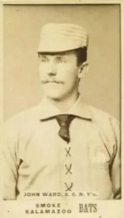 1887 Kalamazoo Bats (N690) #NNO - John Ward - New York Giants