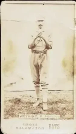 1887 Kalamazoo Bats (N690) #NNO - Gus Weyhing - Philadelphia Athletics