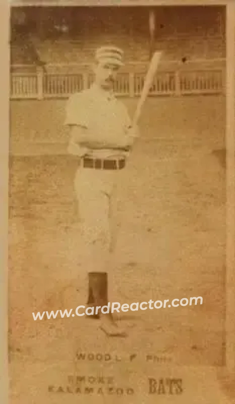 1887 Kalamazoo Bats (N690) #NNO - George Wood - Philadelphia Quakers - Front