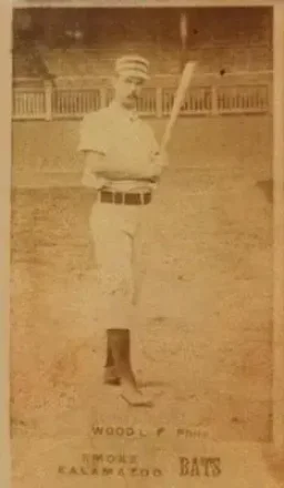 1887 Kalamazoo Bats (N690) #NNO - George Wood - Philadelphia Quakers