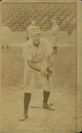 1887 Kalamazoo Bats Cabinets (N690-1) #NNO - Sid Farrar - Philadelphia Quakers