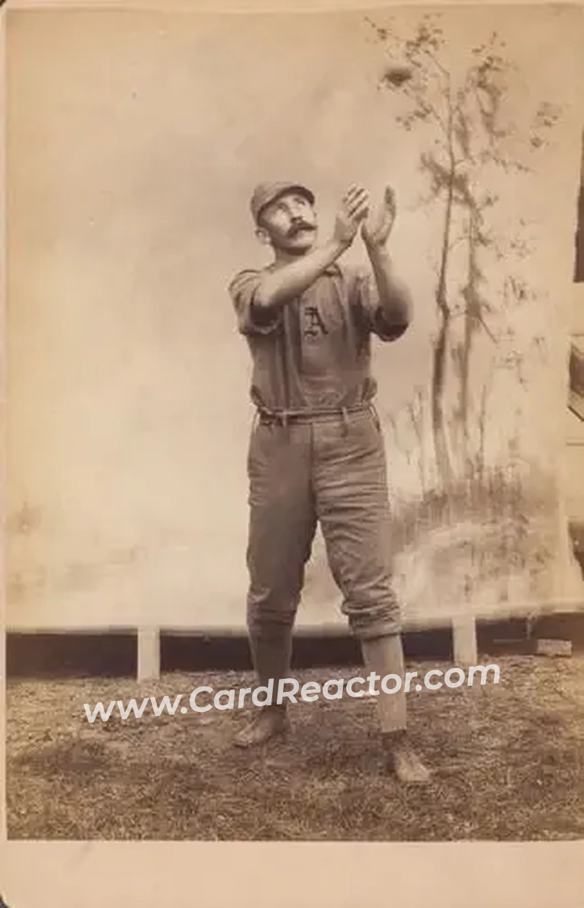 1887 Kalamazoo Bats Cabinets (N690-1) #NNO - Fred Mann - Philadelphia Athletics - Front