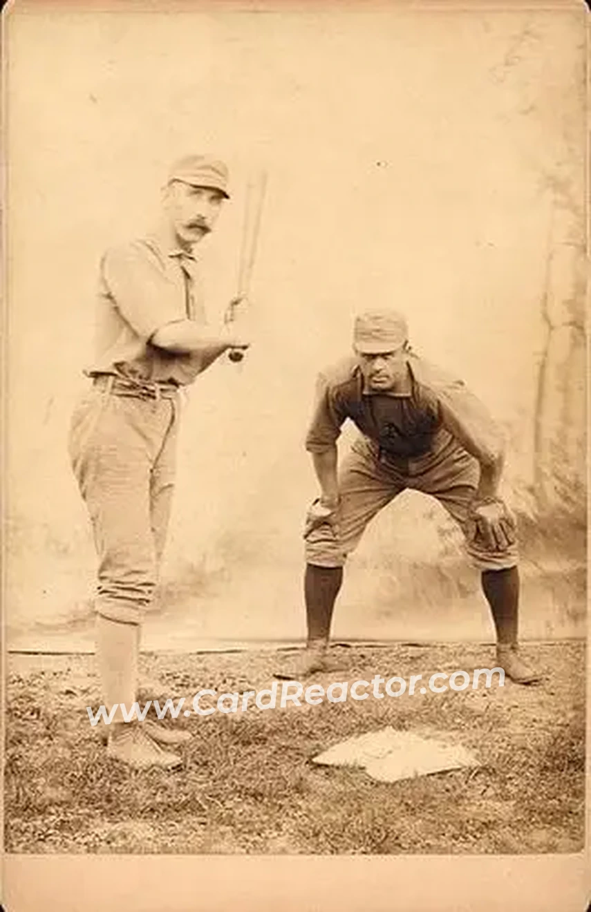 1887 Kalamazoo Bats Cabinets (N690-1) #NNO - Card #NNO - Philadelphia Athletics - Front