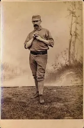 1887 Kalamazoo Bats Cabinets (N690-1) #NNO - Bobby Mathews - Philadelphia Athletics