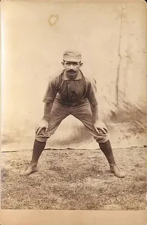 1887 Kalamazoo Bats Cabinets (N690-1) #NNO - Jim McGarr - Philadelphia Athletics