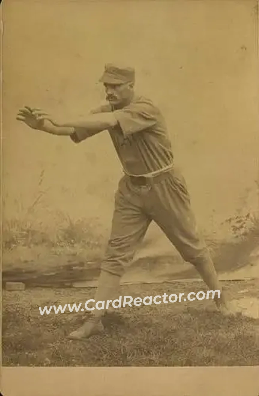 1887 Kalamazoo Bats Cabinets (N690-1) #NNO - Harry Stovey - Philadelphia Athletics - Front