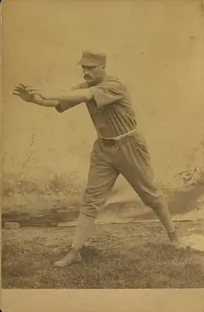 1887 Kalamazoo Bats Cabinets (N690-1) #NNO - Harry Stovey - Philadelphia Athletics