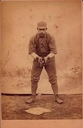 1887 Kalamazoo Bats Cabinets (N690-1) #NNO - George Townsend - Philadelphia Athletics