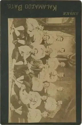 1887 Kalamazoo Bats Cabinets (N690-1) #NNO - Card #NNO - Detroit Wolverines