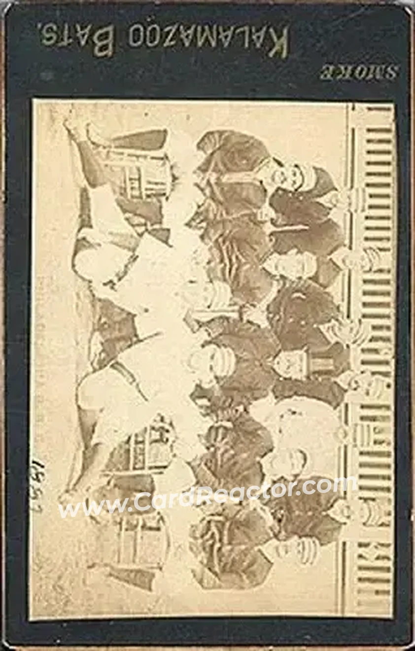 1887 Kalamazoo Bats Cabinets (N690-1) #NNO - Card #NNO - Philadelphia Quakers - Front