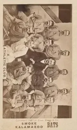 1887 Kalamazoo Bats Team (N693) #NNO - Card #NNO - Philadelphia Athletics
