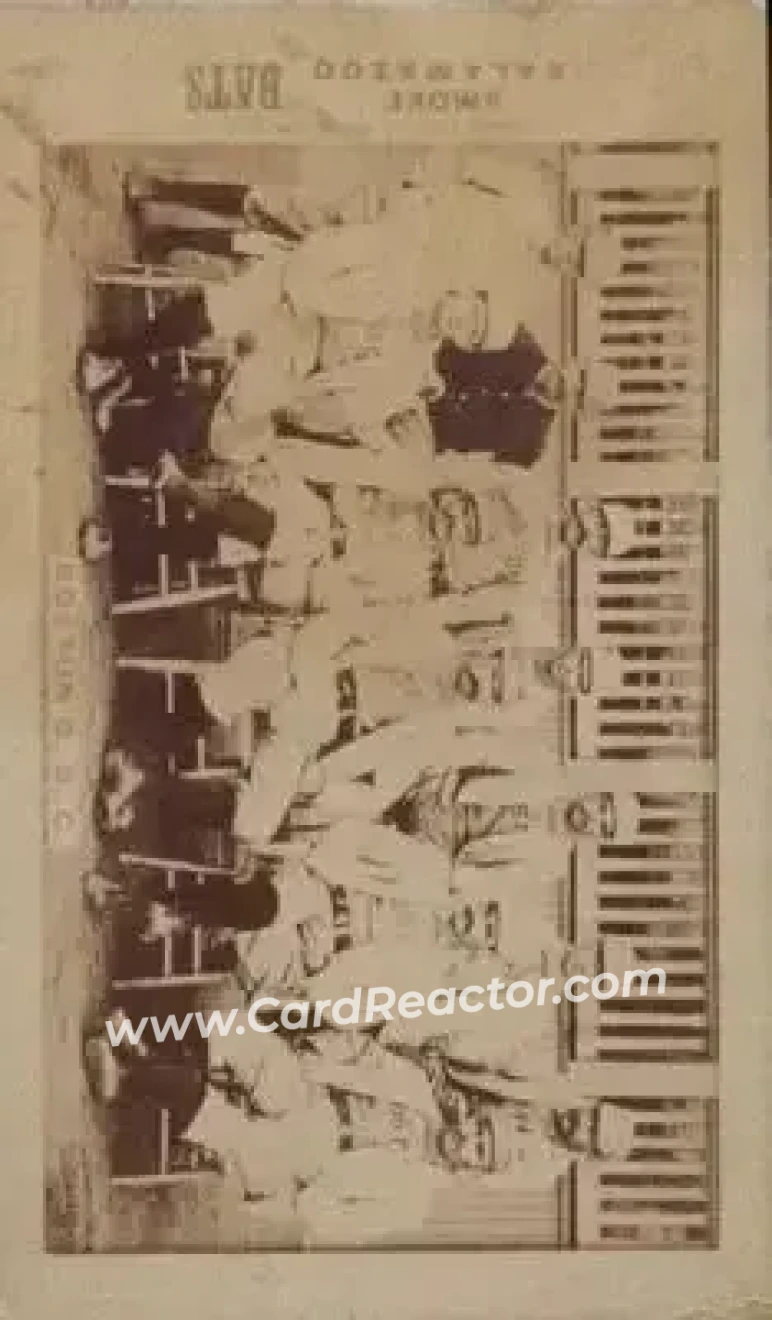 1887 Kalamazoo Bats Team (N693) #NNO - Card #NNO - Boston Beaneaters - Front