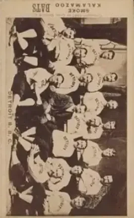 1887 Kalamazoo Bats Team (N693) #NNO - Card #NNO - Detroit Wolverines