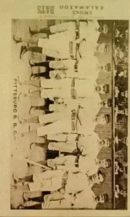 1887 Kalamazoo Bats Team (N693) #NNO - Card #NNO - Pittsburgh Alleghenys