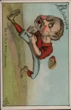 1887 Tobin Lithograph Colors (H804-21) #NNO - Ed Andrews - Philadelphia Quakers