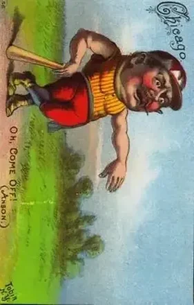 1887 Tobin Lithograph Colors (H804-21) #NNO - Cap Anson - Chicago White Stockings