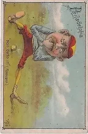 1887 Tobin Lithograph Colors (H804-21) #NNO - Charlie Ferguson - Philadelphia Quakers