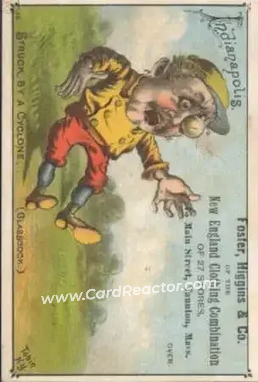 1887 Tobin Lithograph Colors (H804-21) #NNO - Jack Glasscock - Indianapolis Hoosiers - Front