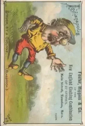 1887 Tobin Lithograph Colors (H804-21) #NNO - Jack Glasscock - Indianapolis Hoosiers