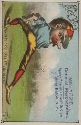 1887 Tobin Lithograph Colors (H804-21) #NNO - Tim Keefe - New York Giants