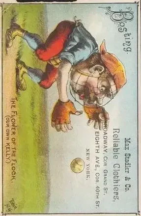 1887 Tobin Lithograph Colors (H804-21) #NNO - King Kelly - Boston Beaneaters
