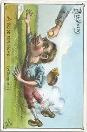 1887 Tobin Lithograph Colors (H804-21) #NNO - Jim McCormick - Pittsburgh Alleghenys