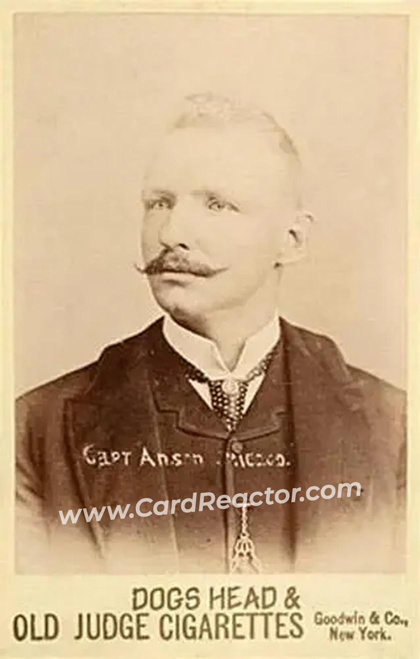 1887-89 Old Judge Cabinets (N173) #NNO - Cap Anson - Chicago White Stockings - Front