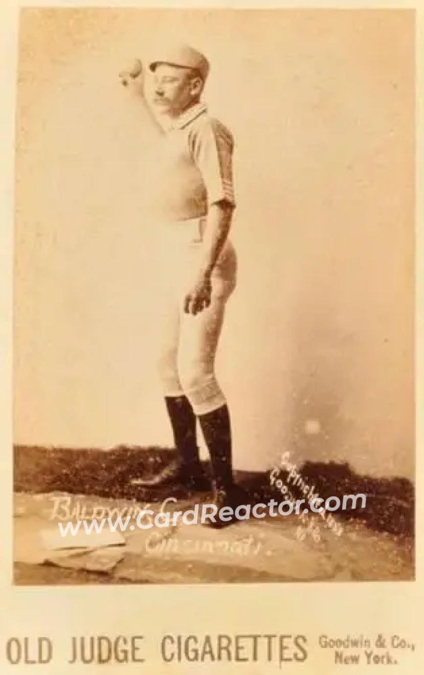 1887-89 Old Judge Cabinets (N173) #NNO - Kid Baldwin - Cincinnati Red Stockings - Front